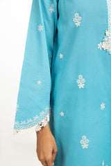 UAE-Cambric Embroidered Shirt And Trouser IPST-44601