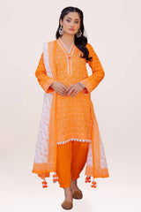 UAE -3PC Unstitched Printed Lawn Suit with Lacquer Printed Lawn Dupatta CL-42242 B