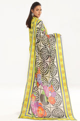 UAE -3 Piece Unstitched Printed Lawn Suit with Printed Lawn Dupatta CL-52457