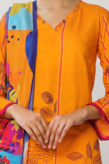 UAE -3 Piece Unstitched Printed Lawn Suit CLP-42204
