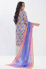 UAE -3 Piece Unstitched Printed Lawn Suit CLP-42205