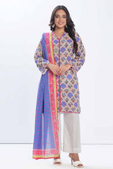 UAE -3 Piece Unstitched Printed Lawn Suit CLP-42205