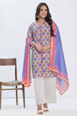 UAE -3 Piece Unstitched Printed Lawn Suit CLP-42205