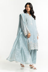 UAE-Cotton Sequins Yarn Dyed Dupatta IPD-44660
