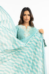 UAE-Cotton Silk Printed Dupatta IPD-44619