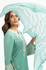 UAE-Cotton Silk Printed Dupatta IPD-44619