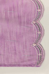 UAE-Cotton Zari Embroidered Dupatta IPD-44663