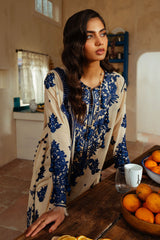 UAE -3 Piece Unstitched Embroidered Swiss Voile Suit with Embroidered Chiffon Dupatta LSV-52020