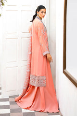UAE -3 Piece Unstitched Embroidered Chiffon Suit with Embroidered Chiffon Dupatta FE-52162