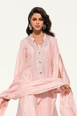UAE -3 Piece Unstitched Embroidered Printed Denting Lawn Suit DN-42042