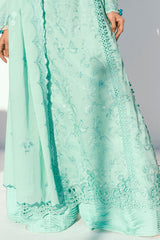 UAE -3 Piece Unstitched Embroidered Printed Denting Lawn Suit DN-52013