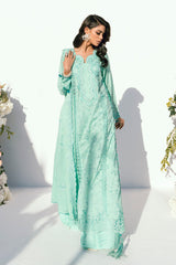 UAE -3 Piece Unstitched Embroidered Printed Denting Lawn Suit DN-52013