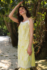 UAE -2 Piece Unstitched Embroidered Lawn Shirt with Dyed Trouser TL-52088