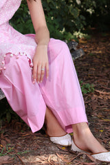 UAE -2 Piece Unstitched Embroidered Lawn Shirt with Dyed Trouser TL-52095