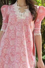 UAE -2 Piece Unstitched Embroidered Lawn Suit TL-52083