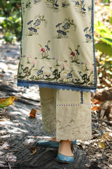 UAE -2 Piece Unstitched Embroidered Lawn Suit TL-52087