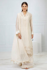 UAE -3 Piece Unstitched Embroidered Chiffon Suit with Embroidered Chiffon Dupatta FE-52074