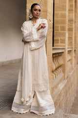 UAE -3 Piece Unstitched Embroidered Chiffon Suit with Embroidered Chiffon Dupatta FE-52074