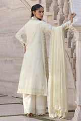 UAE -3 Piece Unstitched Embroidered Lawn Suit with Embroidered Chiffon Dupatta FE-52122