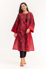 UAE -1Pc Dyed Cambric Screen Printed Kurti GLS-23-109