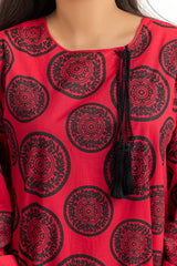 UAE -1Pc Dyed Cambric Screen Printed Kurti GLS-23-109