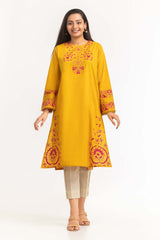 UAE -1Pc Dyed Cambric Screen Printed Kurti GLS-23-110