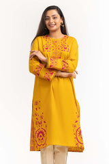UAE -1Pc Dyed Cambric Screen Printed Kurti GLS-23-110