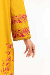 UAE -1Pc Dyed Cambric Screen Printed Kurti GLS-23-110