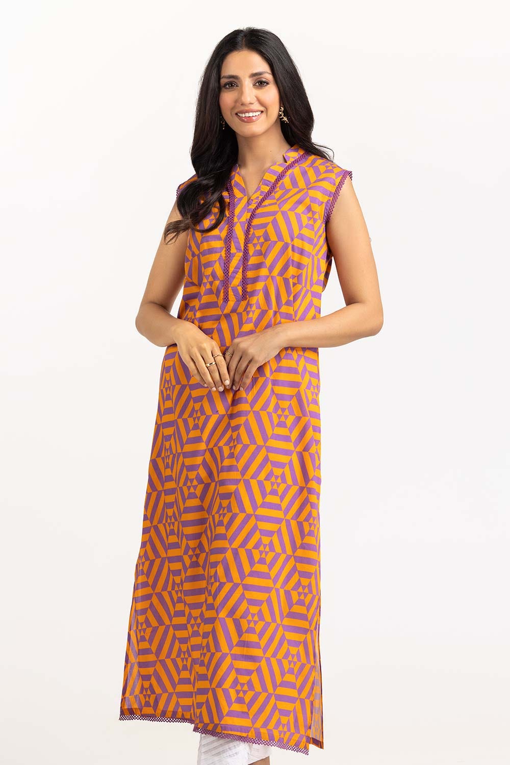 UAE -Printed Cambric Shirt GLS-23-128