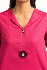 UAE -Self Dobby Embellished Shirt GLS-23-221