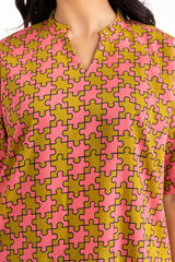UAE -Digital Printed Cambric Shirt GLS-23-95