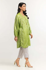 UAE -Dyed Self Jacquard Embelished Shirt GLS-24-47
