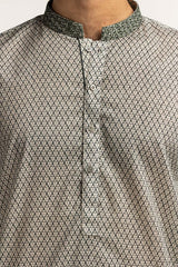 UAE -Green Embroidered Kurta KR-EMB24-035