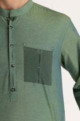 UAE -Green Styling Kurta KR-STY24-048