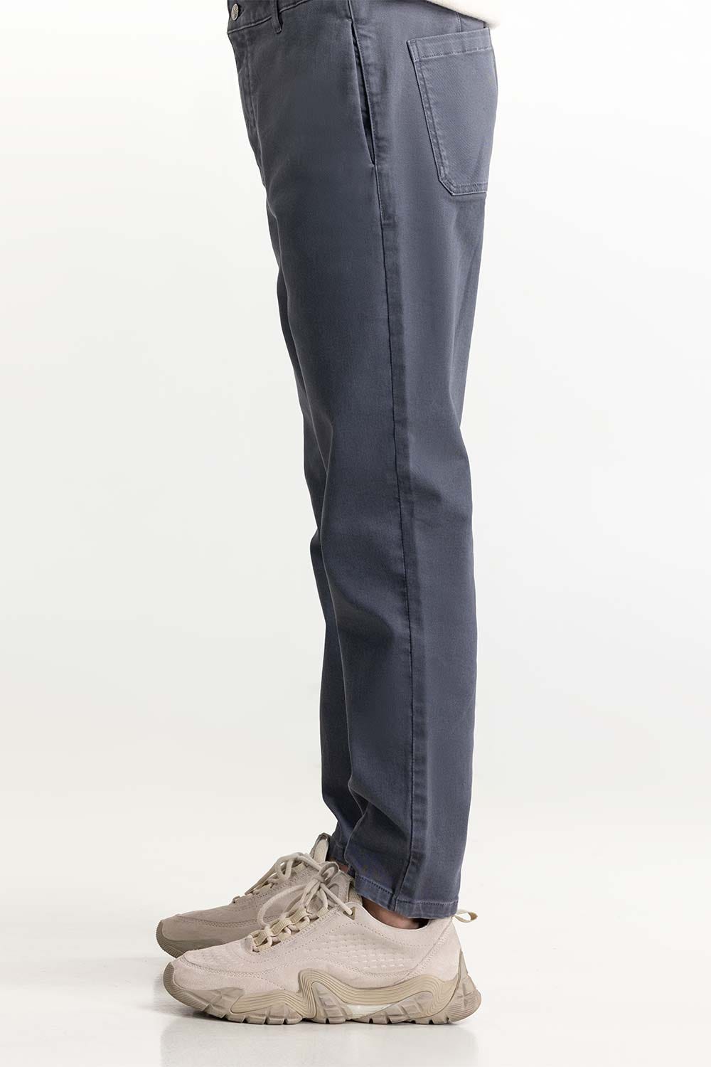 UAE -Grey Slim Fit Trouser  224-120 -313