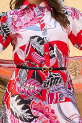 UAE-3 Piece Unstitched Printed Cotton Silk Suit with Printed Chiffon Dupatta