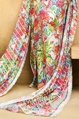 UAE -3 Piece Unstitched Printed Pure Bamboo Silk Suit with Printed Silk Dupatta BS-52003