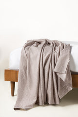 UAE-Hush Violet Jacquard Throw