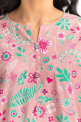 UAE -2 PC Screen Printed Shirt With Trouser IPS-23-16