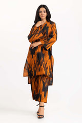 UAE -2 PC Digital Printed Cambric Shirt With Trouser IPS-23-57