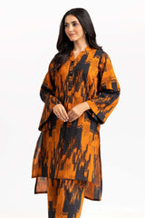 UAE -2 PC Digital Printed Cambric Shirt With Trouser IPS-23-57
