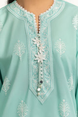 UAE-Cambric Embroidered Shirt And Shalwar IPST-44354