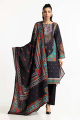 UAE -3 Piece Khaddar Printed Suit IUSTKSD-392