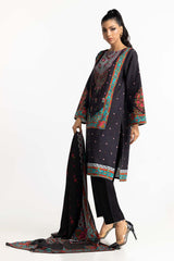 UAE -3 Piece Khaddar Printed Suit IUSTKSD-392