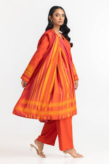 UAE -3 Piece Dhanak Printed Suit IUSTKSD-434