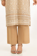 UAE-3PC Organza Embroidered Suit IUSTKSD-809