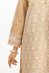 UAE-3PC Organza Embroidered Suit IUSTKSD-809