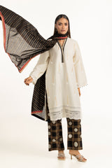 UAE-3PC Jacquard Embroidered Suit IUSTKSD-951