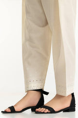 UAE-Beige Lawn Embroidered Shalwar IUSTTR-42011