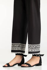 UAE-Black Lawn Embellished Trouser IUSTTR-42012